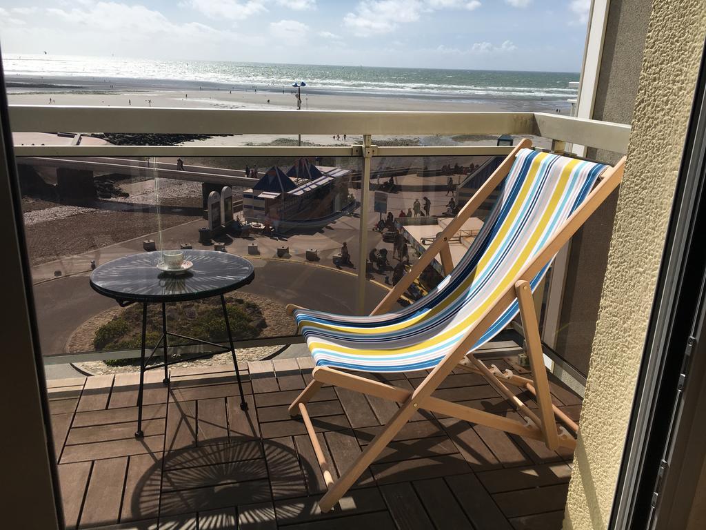 Le Wim'heureux Plage Wimereux Zimmer foto